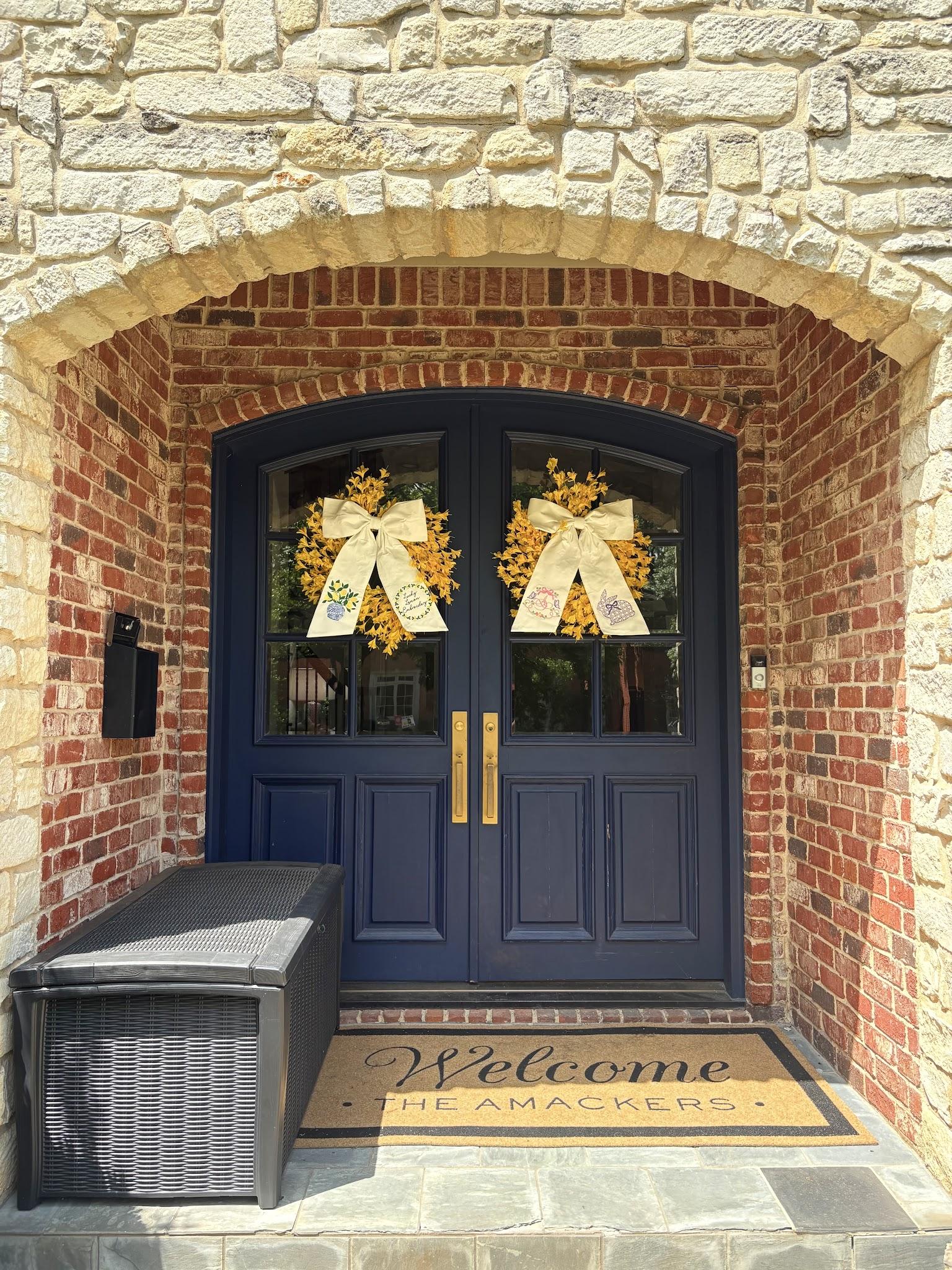 Lucky Lemon's first porch drop-off setup, August 2022