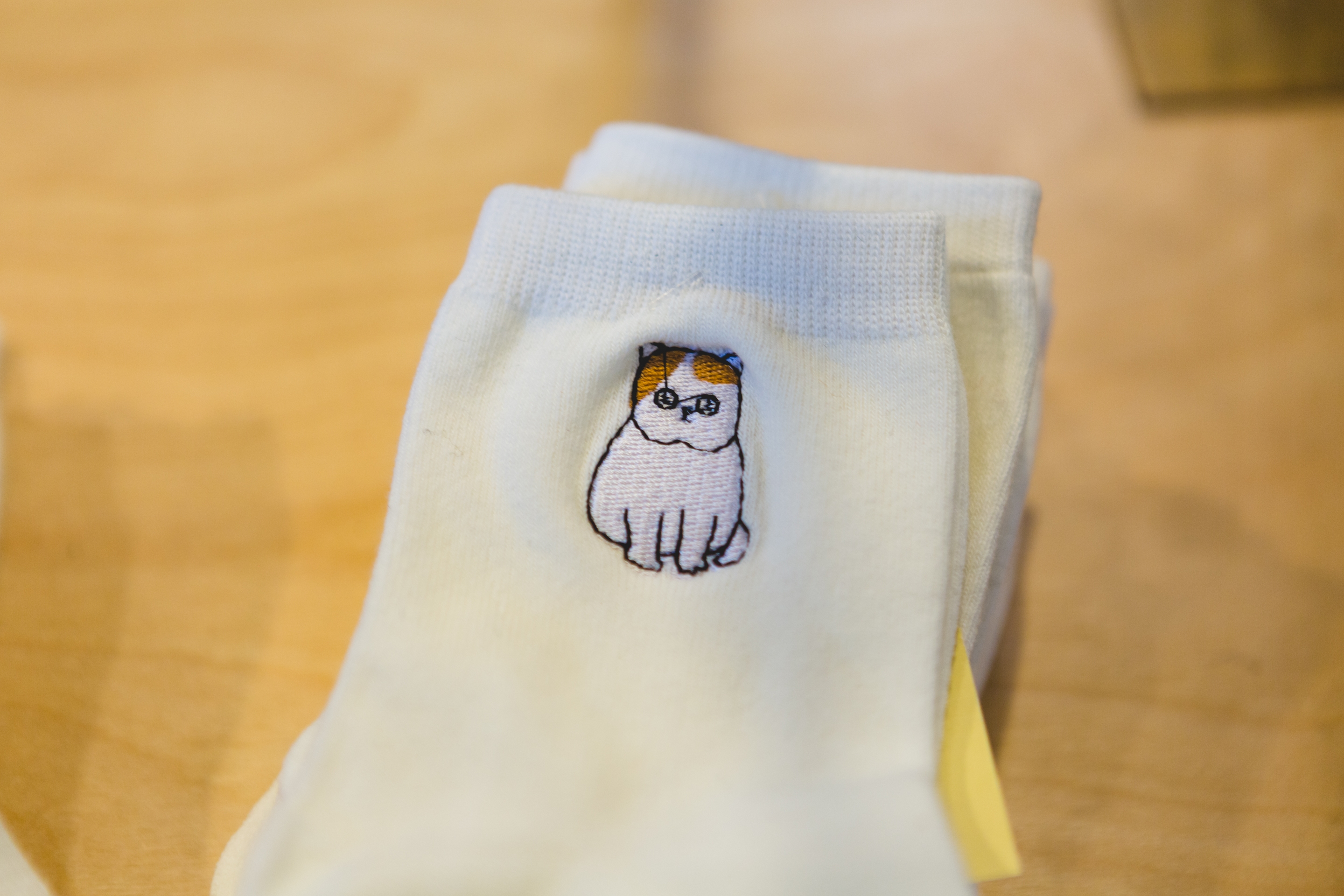 Embroidered socks